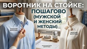 Як вшити комір на стійці: чоловічий та жіночий метод