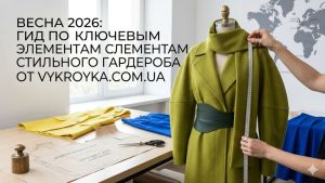 Весна 2026: Гид по ключевым элементам стильного гардероба от Vykroyka.com.ua