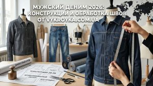 Чоловічий джинсовий одяг 2026: Аналіз конструкцій та гіди за брендами від Vykroyka.com.ua