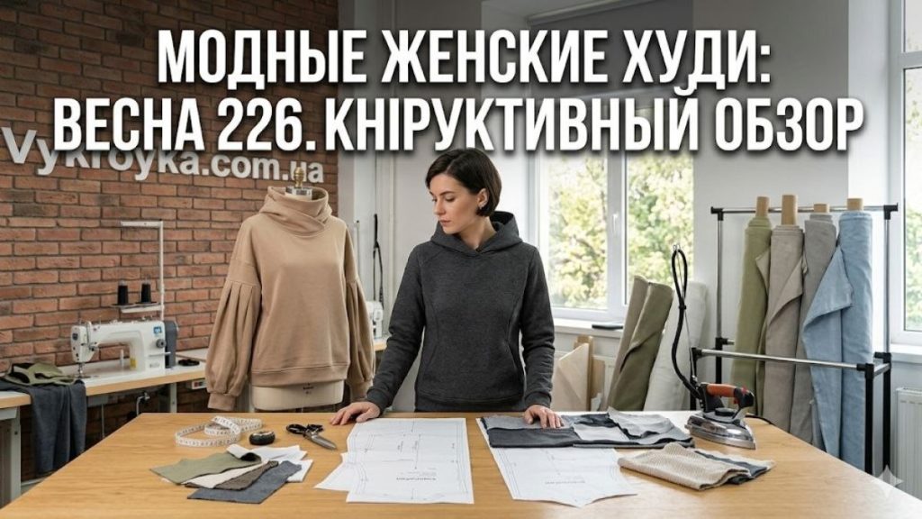 модные женские худи весна 2026