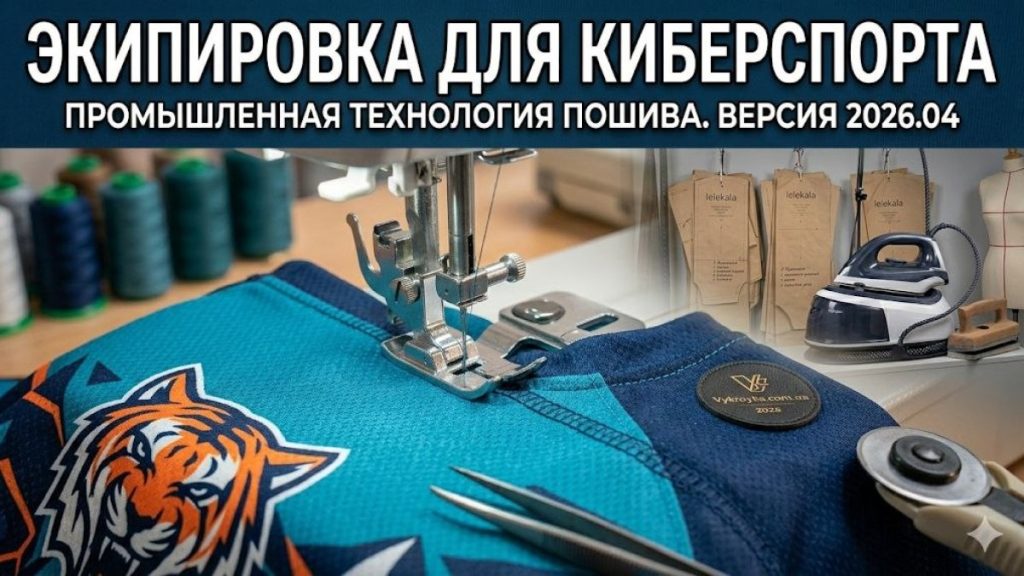 пошив киберспортивной формы технология
