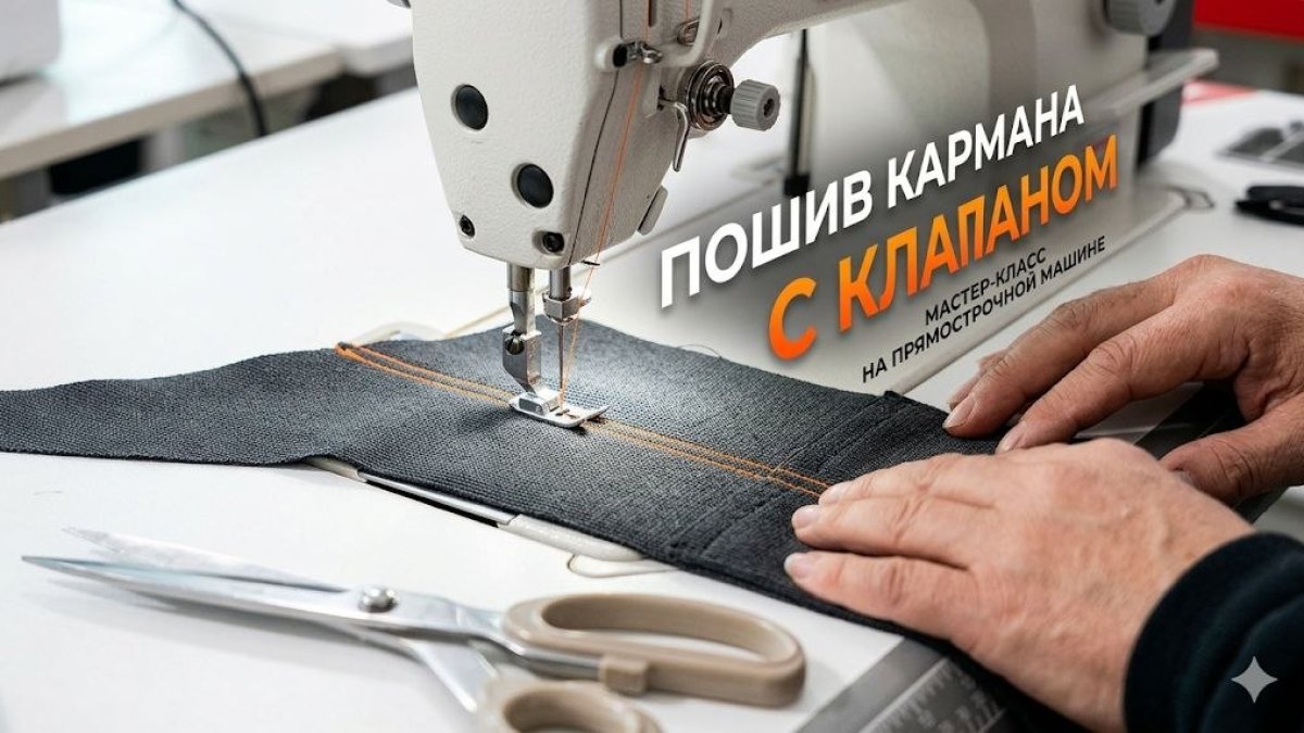 Пошиття кишені з клапаном | Протокол | Vykroyka.com.ua