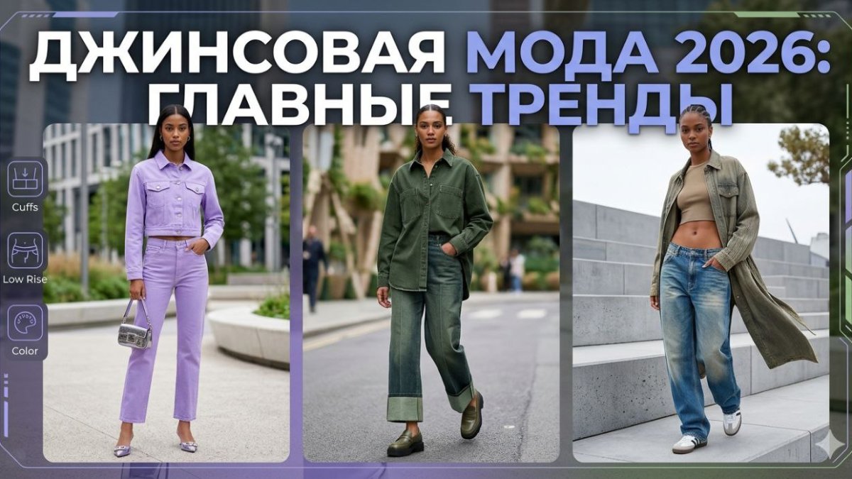 Джинсова мода 2026: головні тренди, кольори та фасони (Гід за стилем)