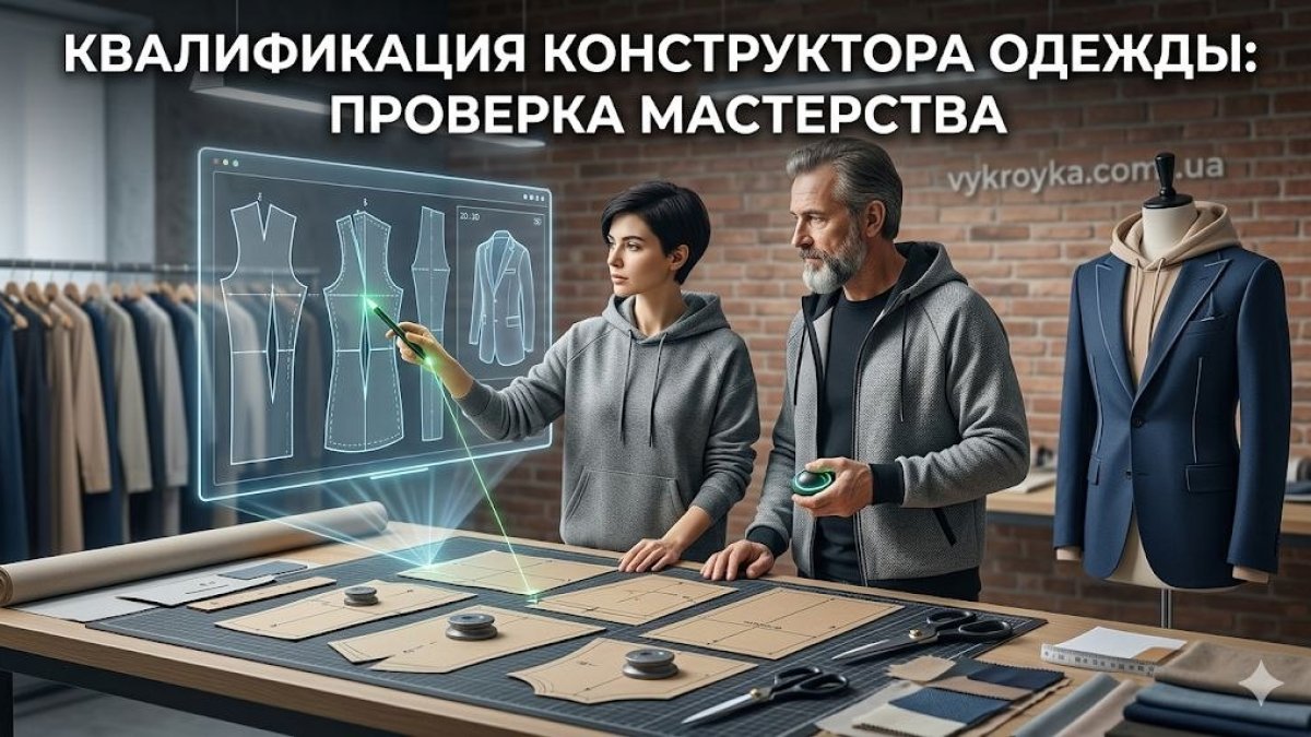 Як визначити реальну кваліфікацію конструктора одягу для роботи «вручну»