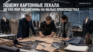Чому картонні лекала досі незамінні на малих виробництвах