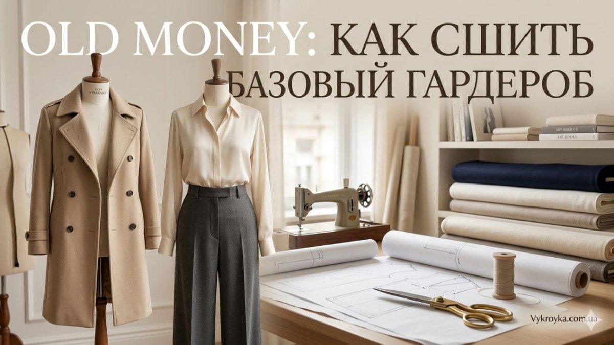 Стиль Old Money 2026: як скласти та пошити базовий гардероб | Vykroyka.com.ua