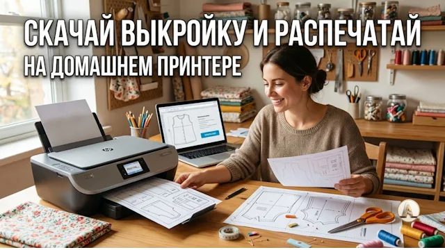 Безкоштовні викрійки для домашнього друку професійні лекала для всієї родини